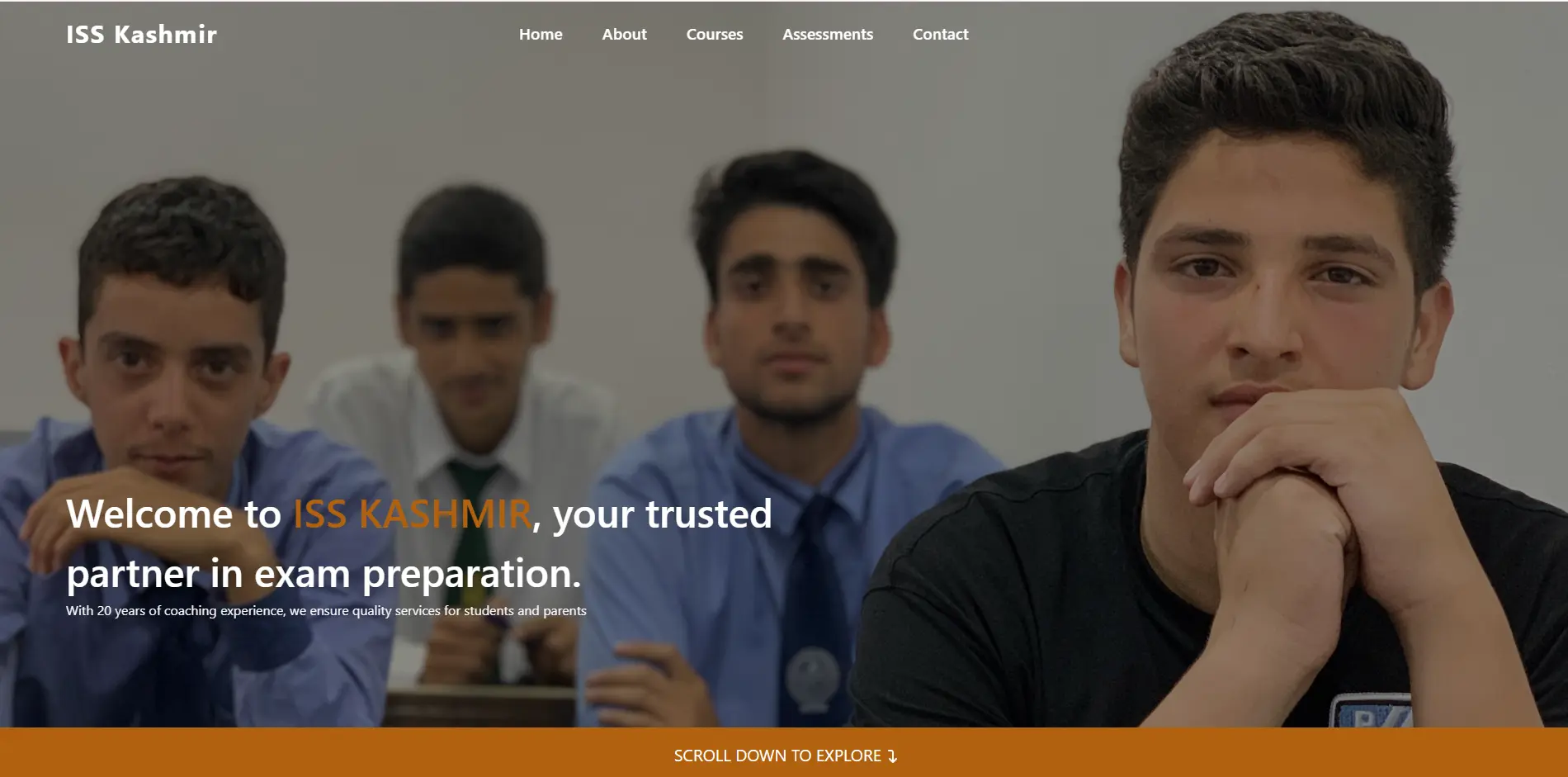 Unthread website on laptop